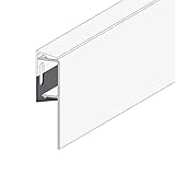 Noppenbahnprofil Universal für Außenputz PROTEKTOR 1 Set á 10m für Außenputz, Grundmauerschutz, Fassadenabschluss, Abdeckprofil, Halteleiste, Sockelprofil