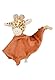 Sterntaler Schmusetuch M Giraffe Kaya – Baby Schnuffeltuch aus Flausch & Cord – Mit Knoten zum Greifen – Weiche Polyesterwatte Füllung Neugeborene & Kleinkinder, Goldbraun