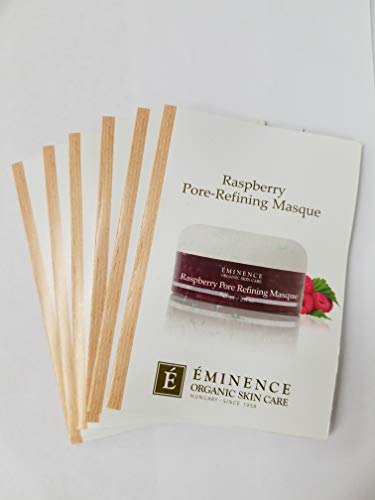 Eminence Raspberry Pore Refining Masque Sample Set of Six Travel Size 100% Fresh Organic