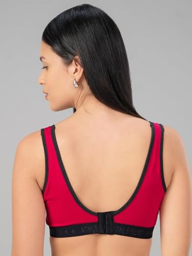 Image of Lovable Women's Polyester Lightly Padded Wire Free Modern Sports Bra