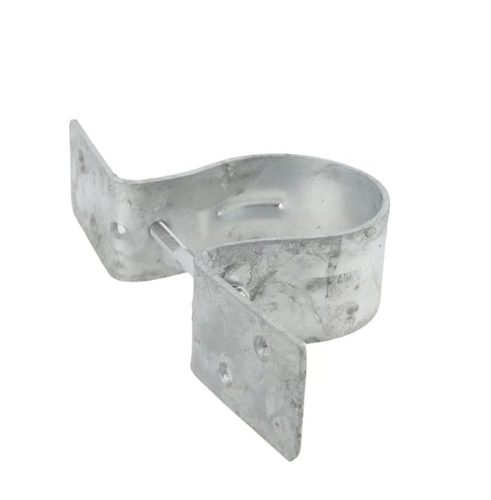 2 3/8" Galvanized Steel Pipe Grip Fence Brackets (Pack of 5)