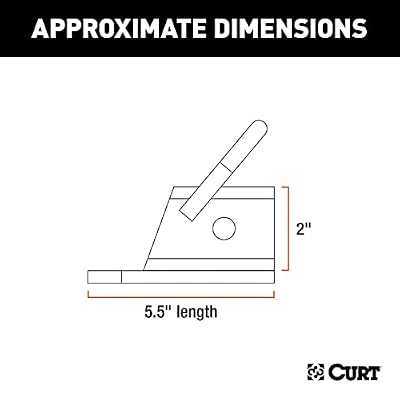 Curt Manufacturing 45006 ATV Receiver Adapter
