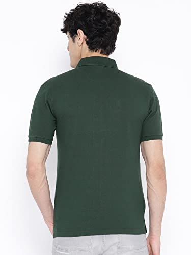 Image of CHKOKKO Men's Cotton Regular Fit Half Sleeves Polo T-Shirt
