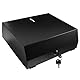 Cabilock Wand-Badetaschenspender C Falter Papierhandtuchspender Mehrfach-Handtuchspender (Schwarz)