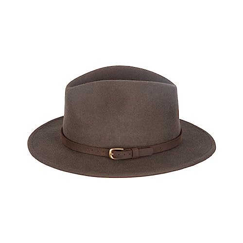 Walker and Hawkes - Wool Felt Dalby Outback Hat - Brown - M