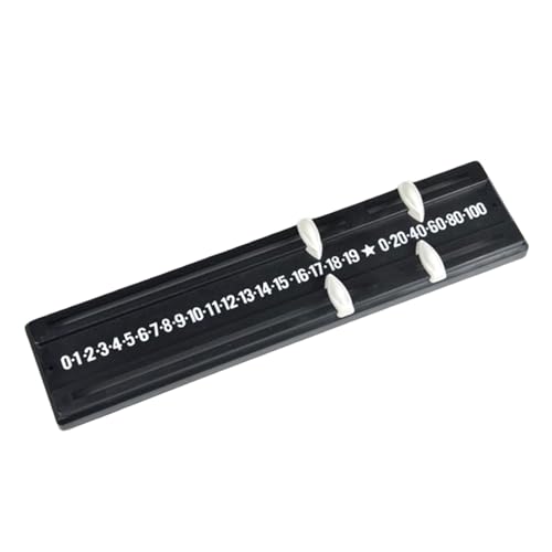 Mistillion Black Snooker Scoreboard Plastic Game Scoreboard 255 x 59 mm Billiards Scoreboard Wall Mounted for Snooker Tables Score