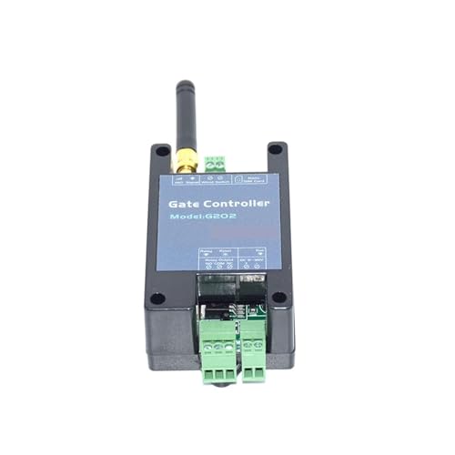 Tablero de control del operador de puerta Abridor de puerta con Control remoto GSM 4G, interruptor de relé único for abridor de puerta de garaje oscilante deslizante automático para kit de puerta corr