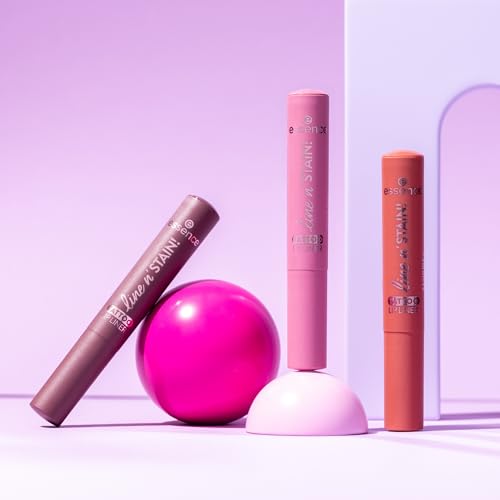 essence line n' STAIN! TATTOO LIP LINER crayon à lèvres, longue durée, mettant en valeur l'oeil, effet colorant, intense en couleurs (2.5ml)