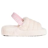 xo, Fetti Smiley Platform Slippers, Blush Fur, S/M | Bachelorette Party Favor, Bridesmaid Gift, Happy Pastel Slides