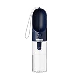 PETKIT Dog Water Bottle with Filter BPA Free, Leak Proof Dog Drinking Bowl, Food Grade Material, Lightweight Portable Pet Water Bottle for Walking, Hiking, Travel (400ml, Blue-2)