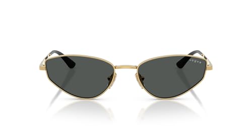 Vogue Eyewear VO4339S Sunglasses, Gold/Dark Grey, 56 mm by Vogue Eyewear - Used condition - US$51.35