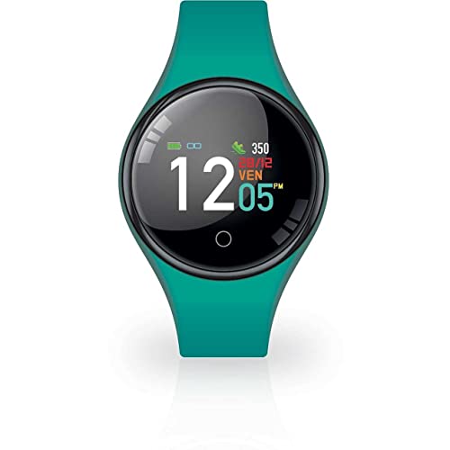 Techmade Freetime Tiffany montre connectée homme silicone gris bleu turquoise