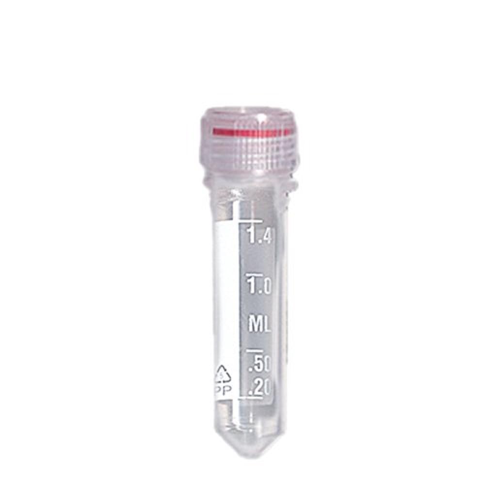 neoLab 7-4584 mikrotuba neoScrew z nasadką, sterylna stopnia, stożkowa, 2,0 ml (opakowanie 500 sztuk)