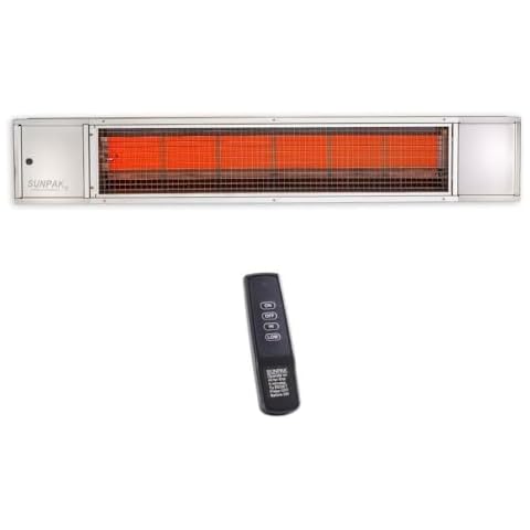 Sunpak Stainless Steel 2Stage 25,000/34,000 Btu Natural Gas Direct Spark Heater Cover