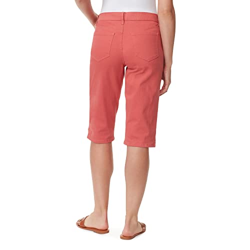 Short Kala Gloria Vanderbilt persimmon ourlet boutonné - 3