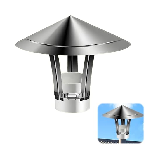 Couvercle de cheminée durable en acier inoxydable premium pour conduit de ventilation - 2