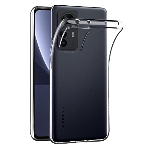 AICEK Compatible con Xiaomi 12 Pro Funda, Transparente Silicona Fundas para Xiaomi 12 Pro Bumper Case Carcasa Silicona Funda