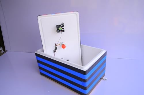 Image of 85 eggs Semi Automatic EPS Thermocol Incubator usefull for chicken, quail, duck, turkey, goose,reptile,peacock,parrot