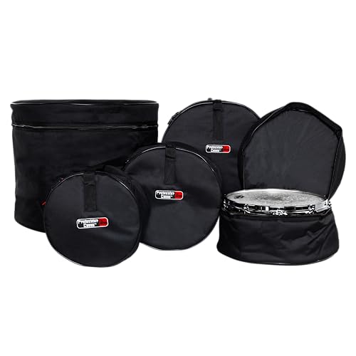 Gator Cases Jazz Fusion Drum Set Bags: 20"x16", 12"x8", 10"x7", 14"x14", 5.5"x14", (GP-JAZZFS-100)