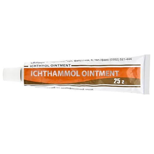 Ichthammol Ointment 200mg 25g/0.88oz Imported Ichthyol Cream Made in Ukraine