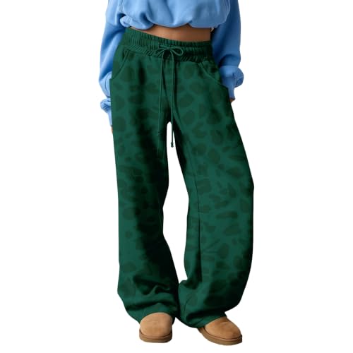 Cheetah Pants for Women Baggy Camouflage Flowy Wide Leg Sweatpants - image 1