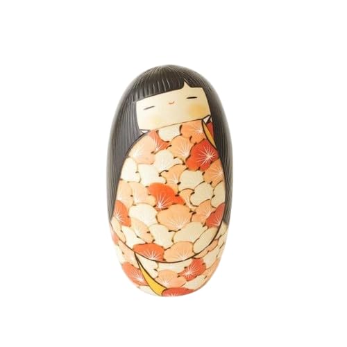 Amazon.co.jp: 卯三郎 創作こけし 卵型 花柄 : おもちゃ