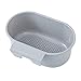Durszlak Kosz odpływowy Plastikowy Pojemnik do przechowywania Wieszany Półka zlewowa Do Kuchnia Home Hollow Redawers Przefiltrowany Water Owoce Kosz 1 PC Kosz na durszlak (Color : A)