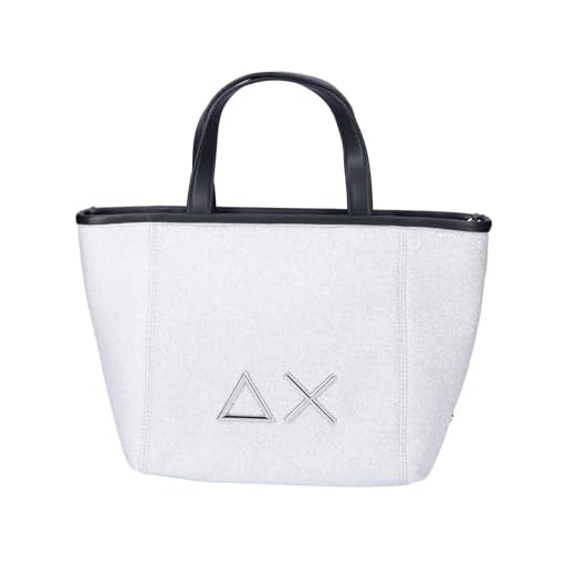 SUN68 borsa donna z35266 glitter bag (argento)