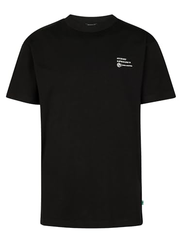 T-shirt Petrol Industries garçon en coton noir à col rond classique 140