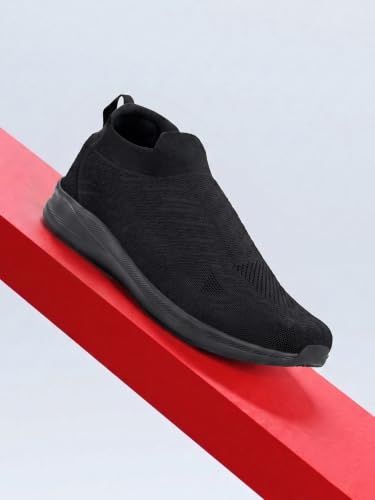 Image of OFF LIMITS Royce Plus Size Men's Slip-On Shoes | Extra-Wide Toe Box, Breathable Fabric for Extended Wear & Stability