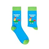 Urban Eccentric Calcetines unisex de gran, regalo, 1 par, algodón rico, calcetines de primera calidad, novedad, regalos