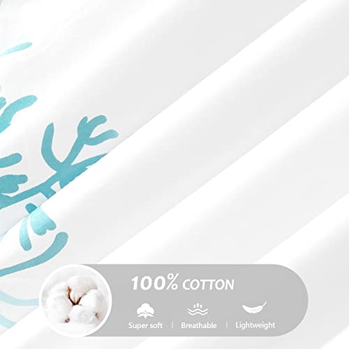 Style Quarters Queen Duvet Cover, 100% Cotton Percale Bird Style Duvet Cover 3 Pieces Duvet Cover Queen, White Duvet Cover Queen With 1 Duvet Cover And 2 Pillow Shams(Queen) #TOP4