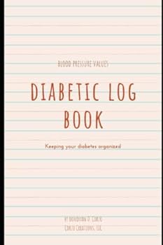 Paperback Diabetes Log Book