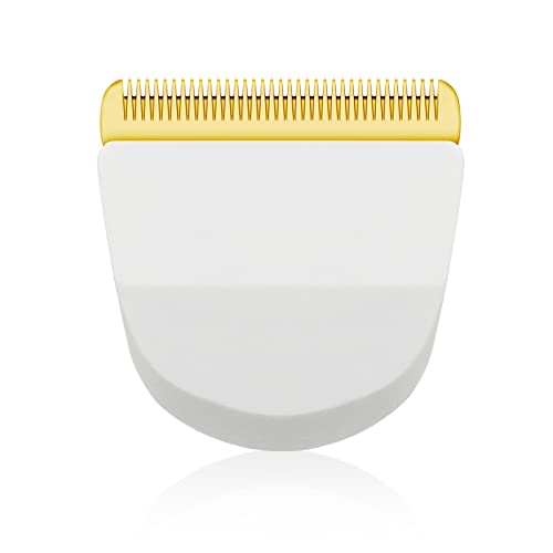 New Upgrade Peanut Clipper Replacement Blade, Snap-On Replacement Blade For Wahl Peanut Hair Clipper #2068-300, White/Gold #TOP18