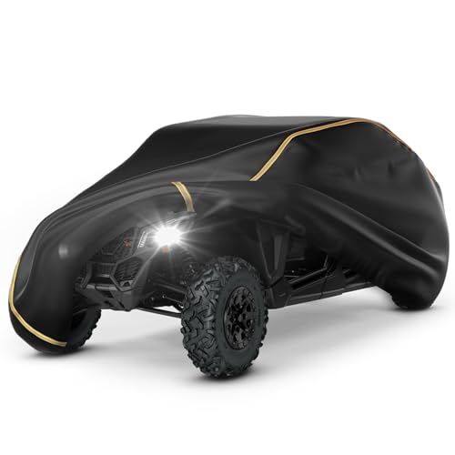 KEMIMOTO X3 MAX Cover 4 Seater, Waterproof Oxford Cloth Long Lasting Keep Clean Cab Enclosure UTV Cover, 177