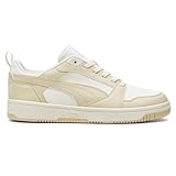 PUMA Mens Rebound V6 Low Cv Lace Up Sneakers Shoes Casual - Beige, White - Size 12 M