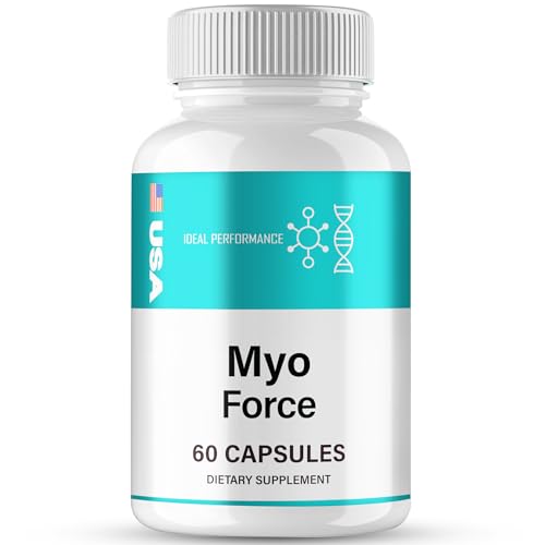 MyoForce Prime Capsules, Advanced Myo Force Prime Supplement Pills - Maximum Strength, All Natural Performance, Stamina & Energy Support, MyoForce Overall Wellness Formula Reviews (60 Capsules)