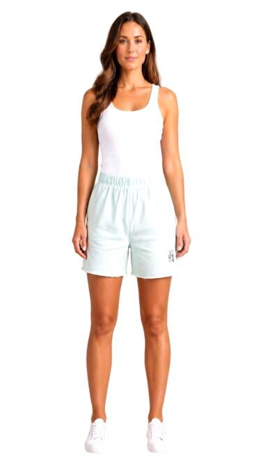 Women’s Solid Athleisure Activewear Shorts for Gym, Yoga, Running & Lounge Wear – Lightweight Breathable Stretchable Comfort Fit Shorts for Women – Bay Blue-image-27