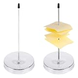 2 Pièces Pique-Note en Métal Tige Droite, Factures Papier Reçus Support, Mémo Fourche, Titulaire de Reçu de Bureau, Attache Mémos, pour Restaurant, Bureaux, Magasin, Caisse Enregistreuse