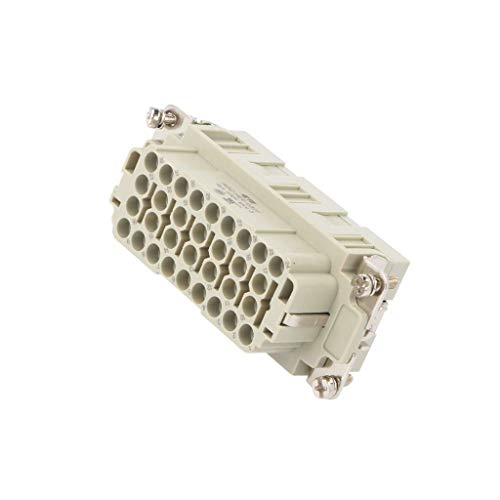 Connecteur HDC femelle HEE 32 PIN 16A TE Connectivity pour câblage industriel