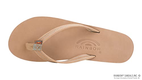 Image of Rainbow Sandals Women's Single Layer Leather Sandal Narrow Strap