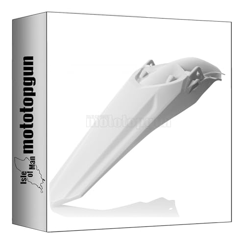 Garde-boue arrière blanc plastique injecté durable Honda CRF 450 RX