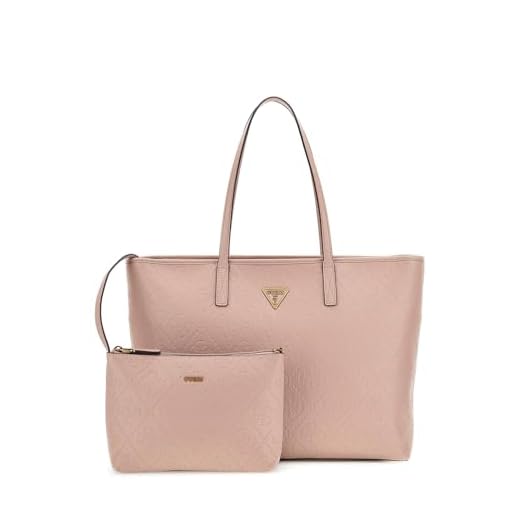 GUESS Power Play Large Tech Tote Rosewood Logo
