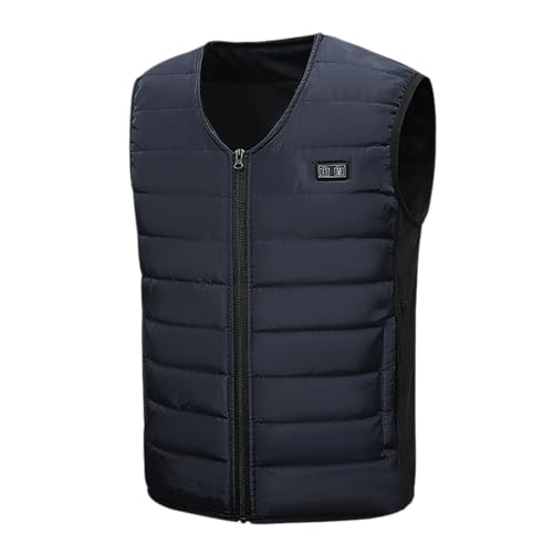 Pull chauffant sans manche doudoune thermique d'extérieur hiver - 3