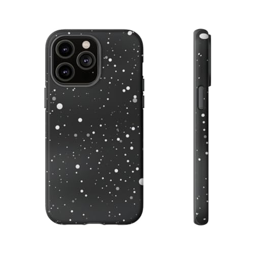 Coque rigide mate iPhone 14 Pro Max texture spatiale blanche