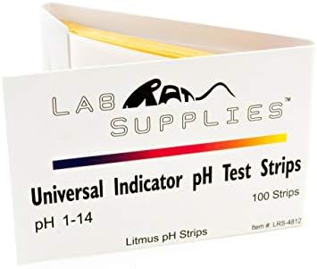 Litmus pH Test Strips, Universal Application (pH 1-14), 20 Packs of 100 Strips