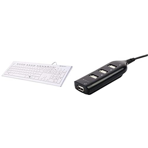 Image of ZEBRONICS Zeb-DLK01 Wired USB Multimedia Keyboard with 104 UV Coated Keys, Rupee Key, 12 Hot Keys(Wh