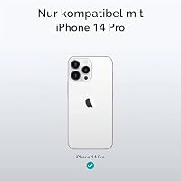 ESR für iPhone 14 Pro Hülle, Klare stoßfeste dünne Silikon Case, vergilbungsbeständige dünne transparente TPU Handyhülle schutzhülle, Project Zero Serie, Klar – Ansicht 2