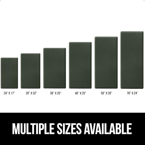 Image of GORILLA GRIP Cushioned Antifatigue Kitchen Mat for Floor, 48x20, Green | 3 /4 Inch Thick Ergonomic Office Standing Desk Mats, Waterproof and Stain Resistant Pebbled Top, Supportive Padded Foam Rug