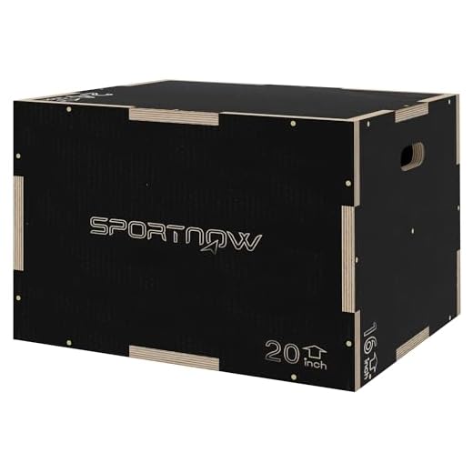 SPORTNOW Plyo Box con Superficie Antiscivolo in 41, 51, 61 cm, Box Pliometrico in Legno di Faggio, capacità di Carico Fino a 120 kg, Nero